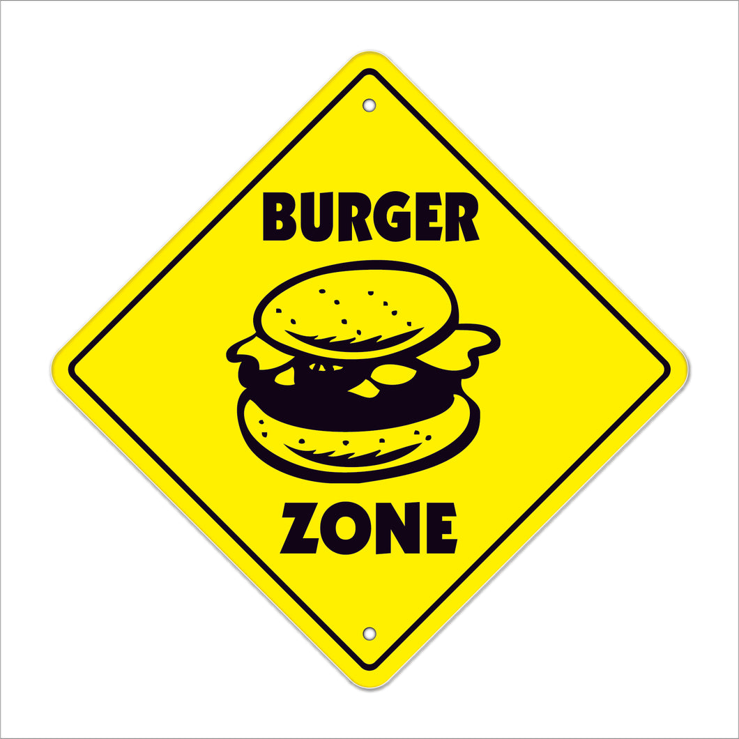 Burger Crossing Sign