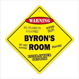 Byron's Room Sign