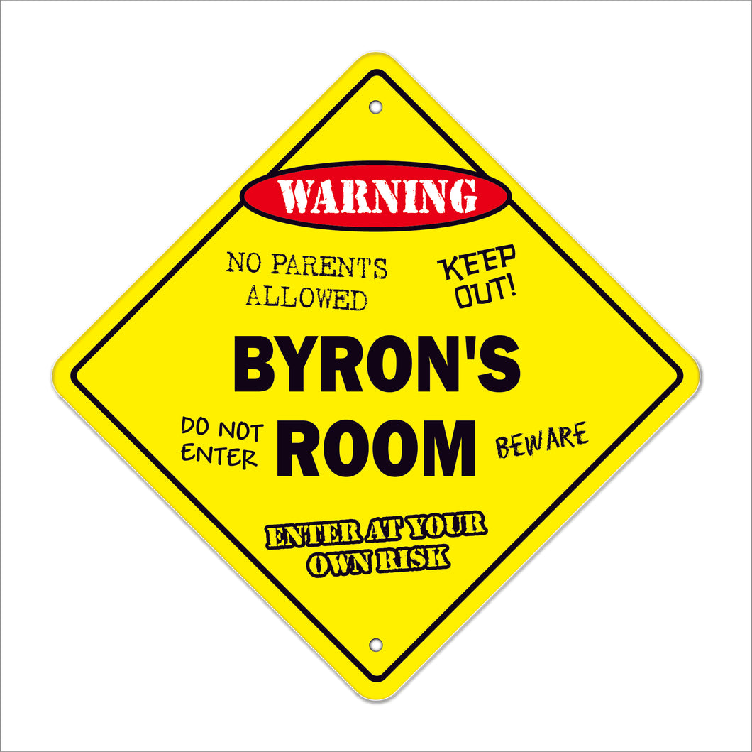 Byron's Room Sign