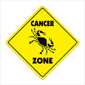 Cancer Crossing Sign