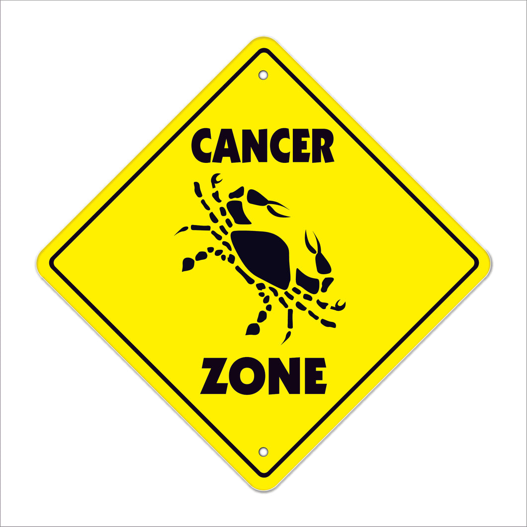 Cancer Crossing Sign