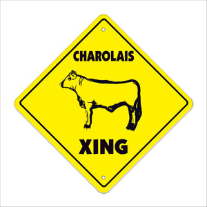 Charolais Crossing Sign