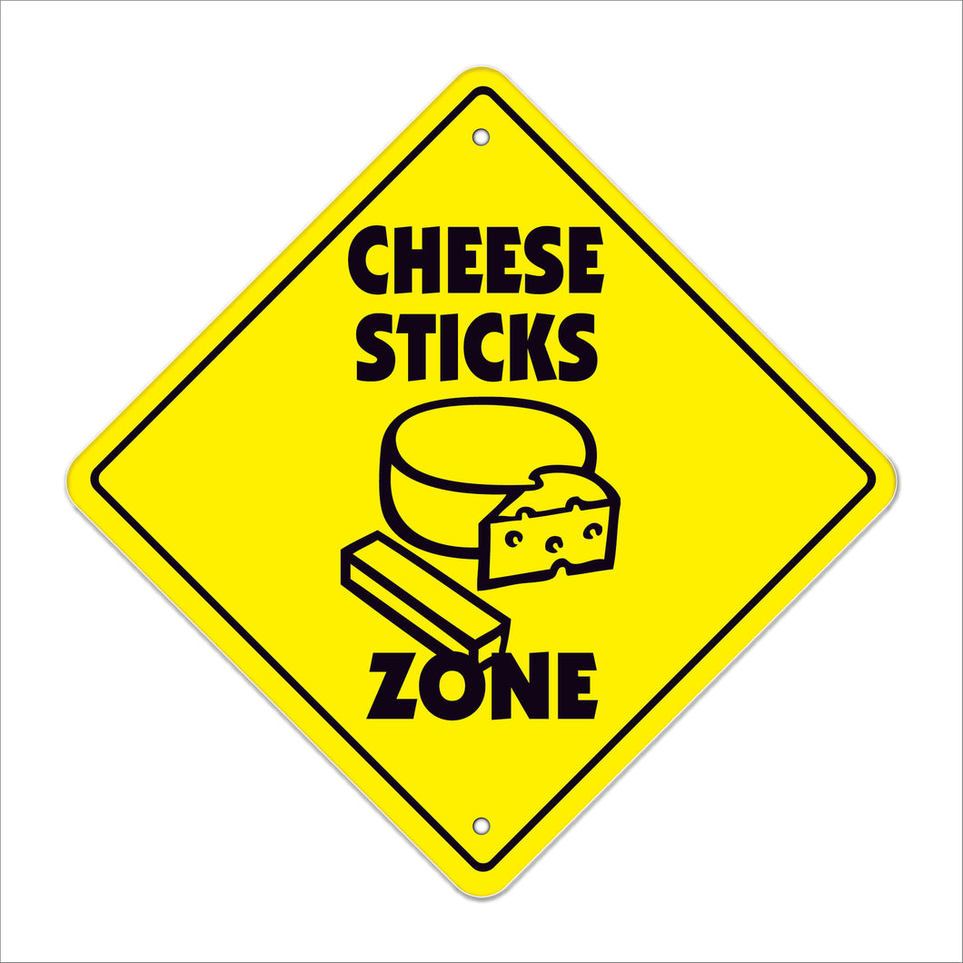 Cheese Sticks Crossing Sign