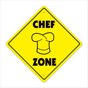 Chef Crossing Sign