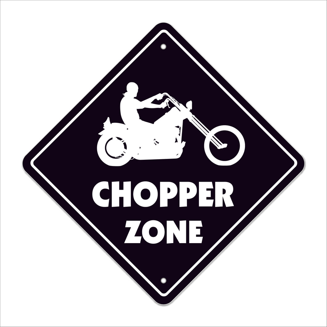 Chopper Crossing Sign
