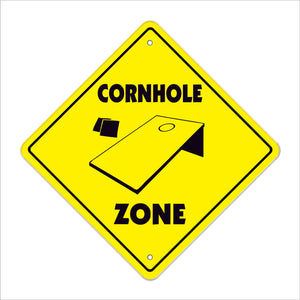 Cornhole Crossing Sign