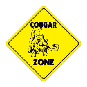 Cougar Crossing Sign
