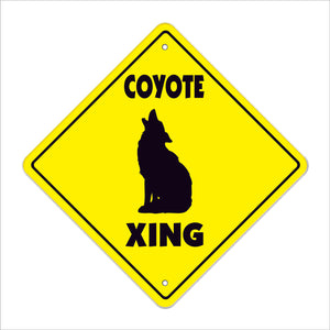 Coyote Crossing Sign