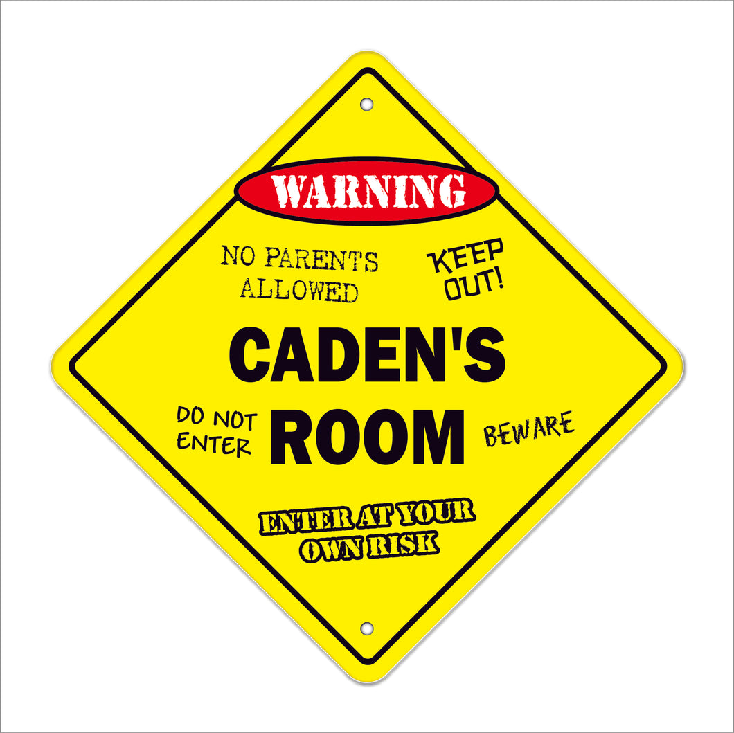 Caden's Room Sign