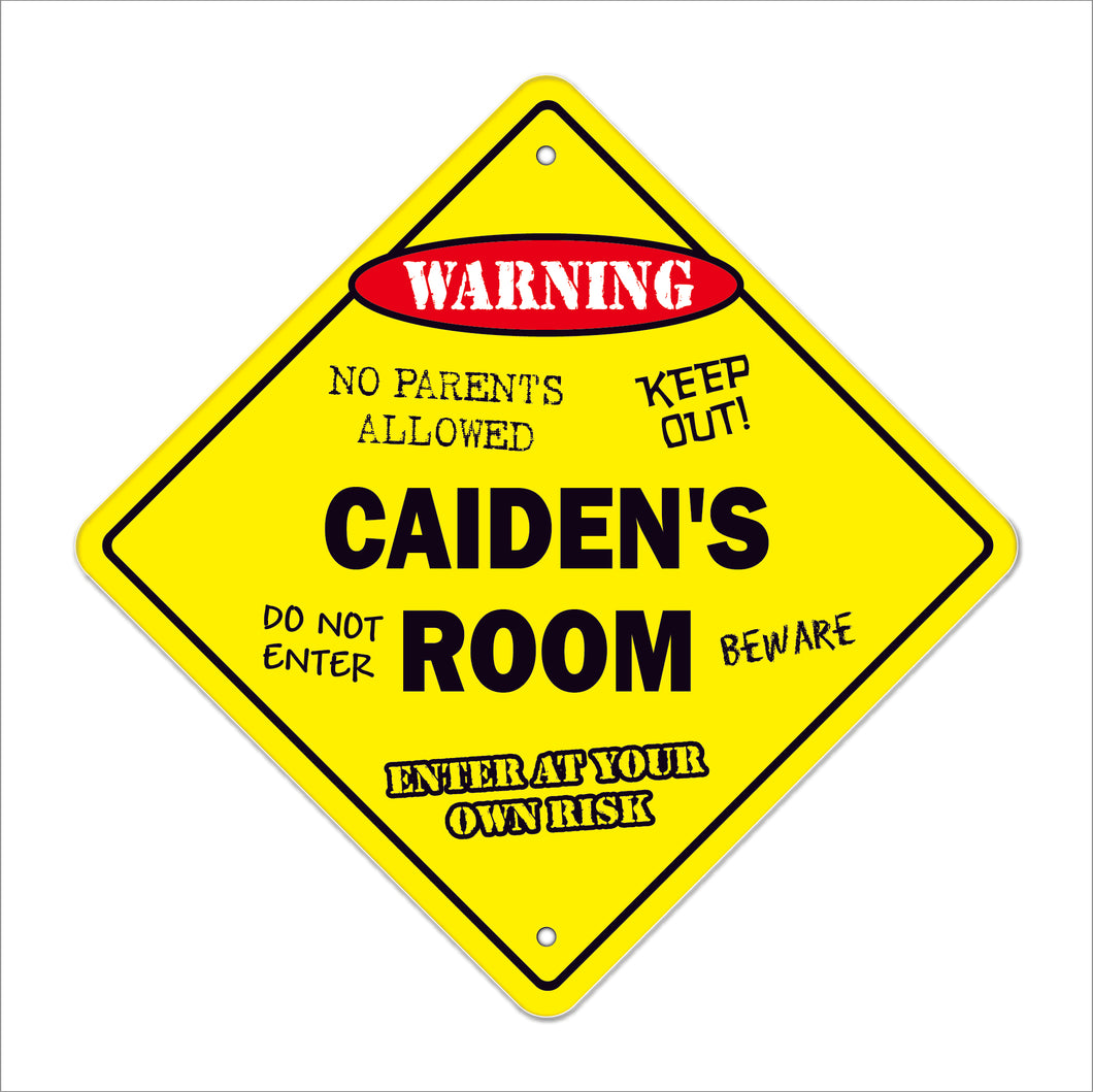 Caiden's Room Sign