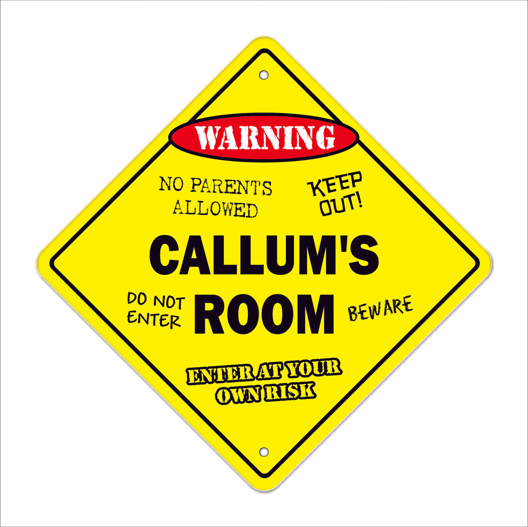 Callum's Room Sign