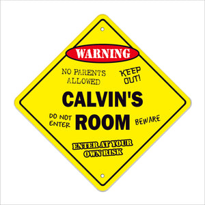 Calvin's Room Sign