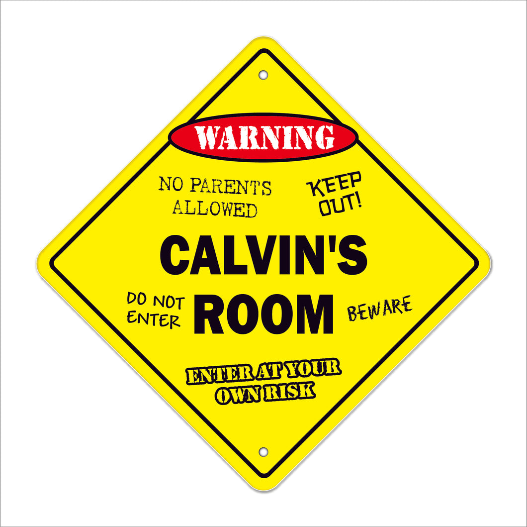 Calvin's Room Sign