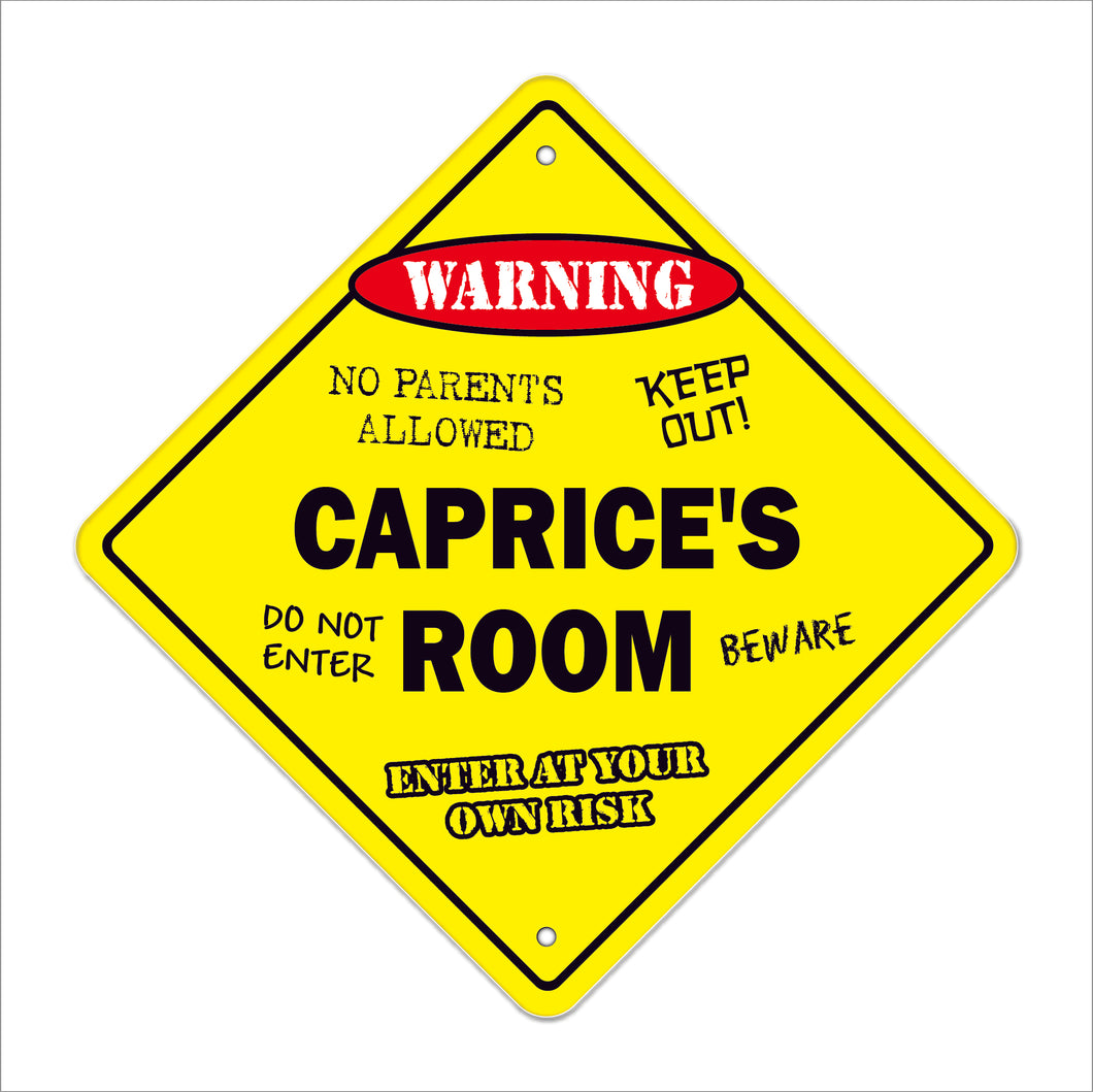 Caprice's Room Sign