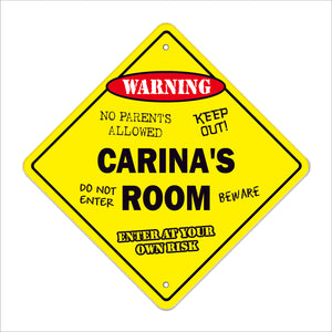 Carina's Room Sign