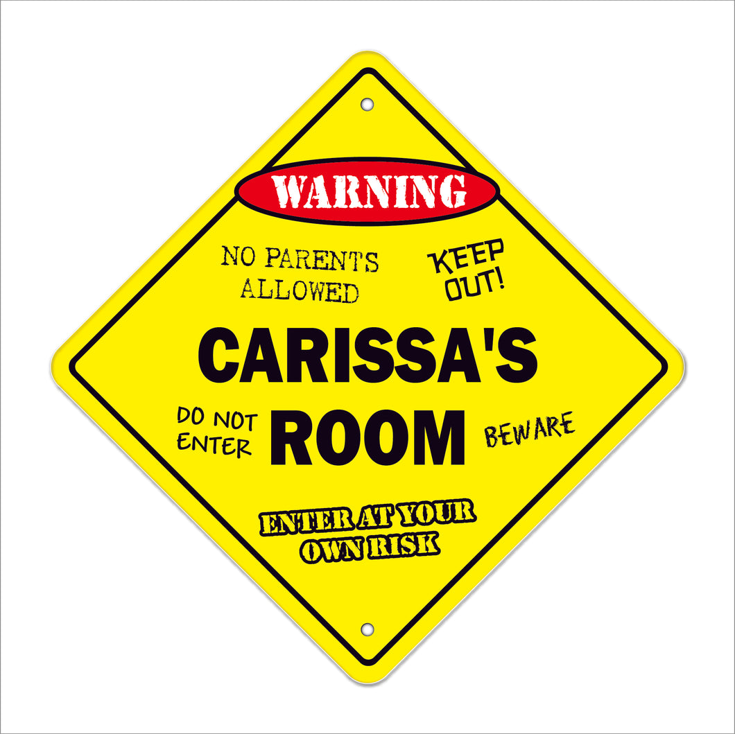 Carissa's Room Sign