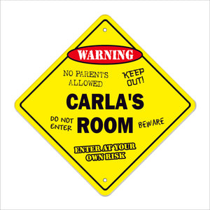 Carla's Room Sign