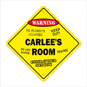 Carlee's Room Sign