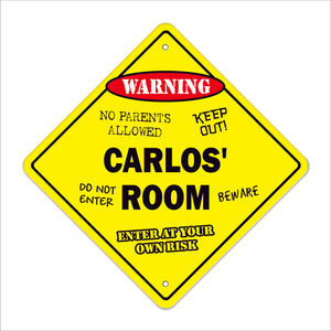 Carlos' Room Sign