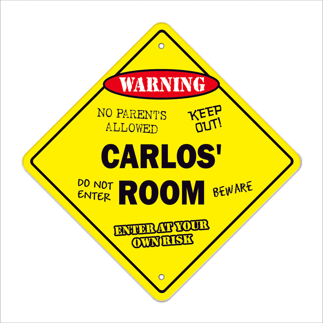 Carlos' Room Sign