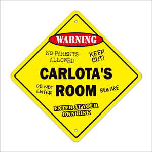 Carlota's Room Sign