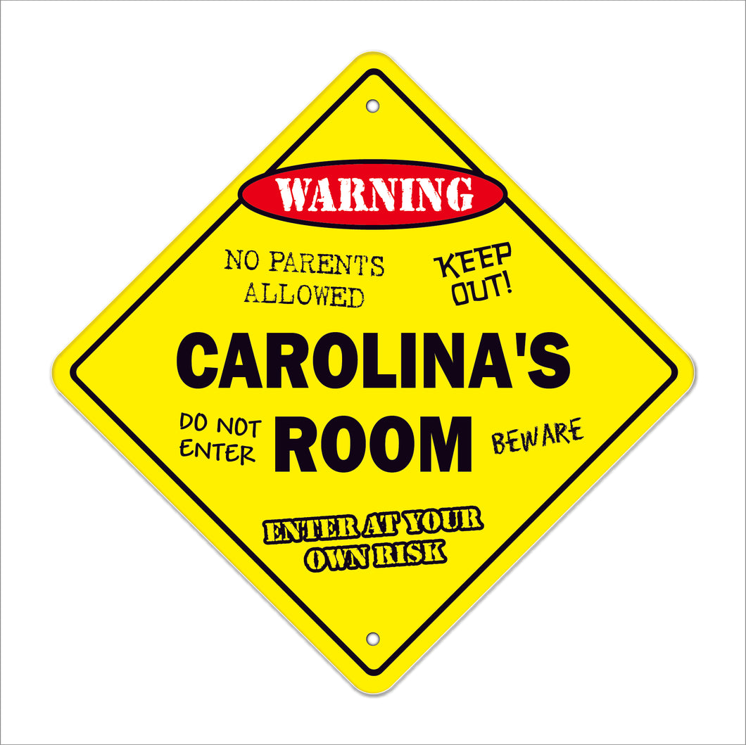 Carolina's Room Sign