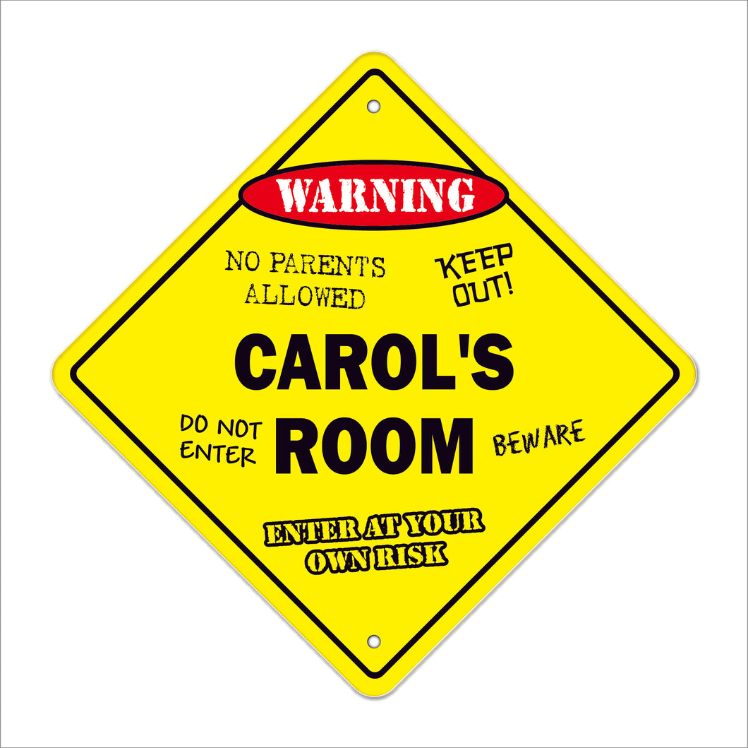 Carol's Room Sign