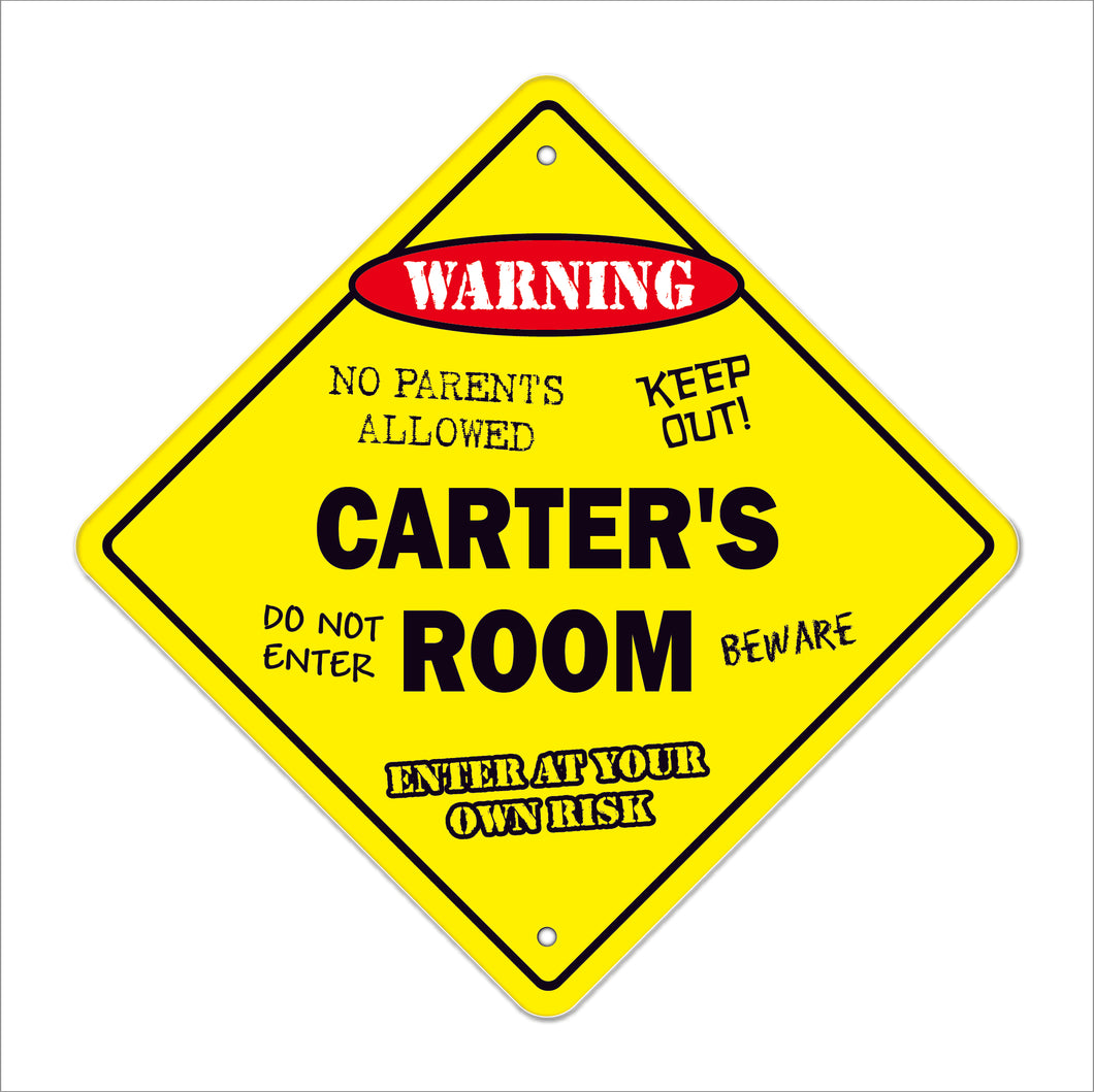 Carter's Room Sign