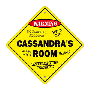 Cassandra's Room Sign