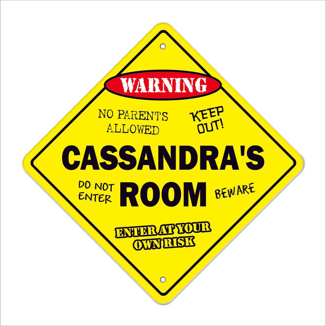 Cassandra's Room Sign