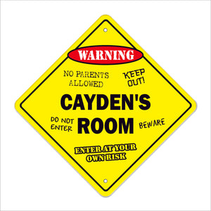 Cayden's Room Sign