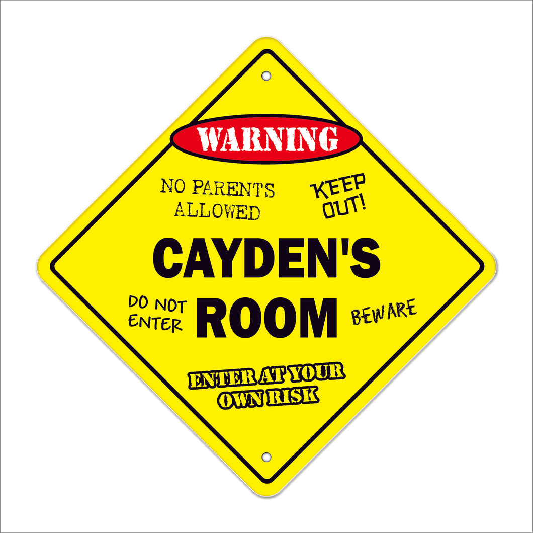 Cayden's Room Sign