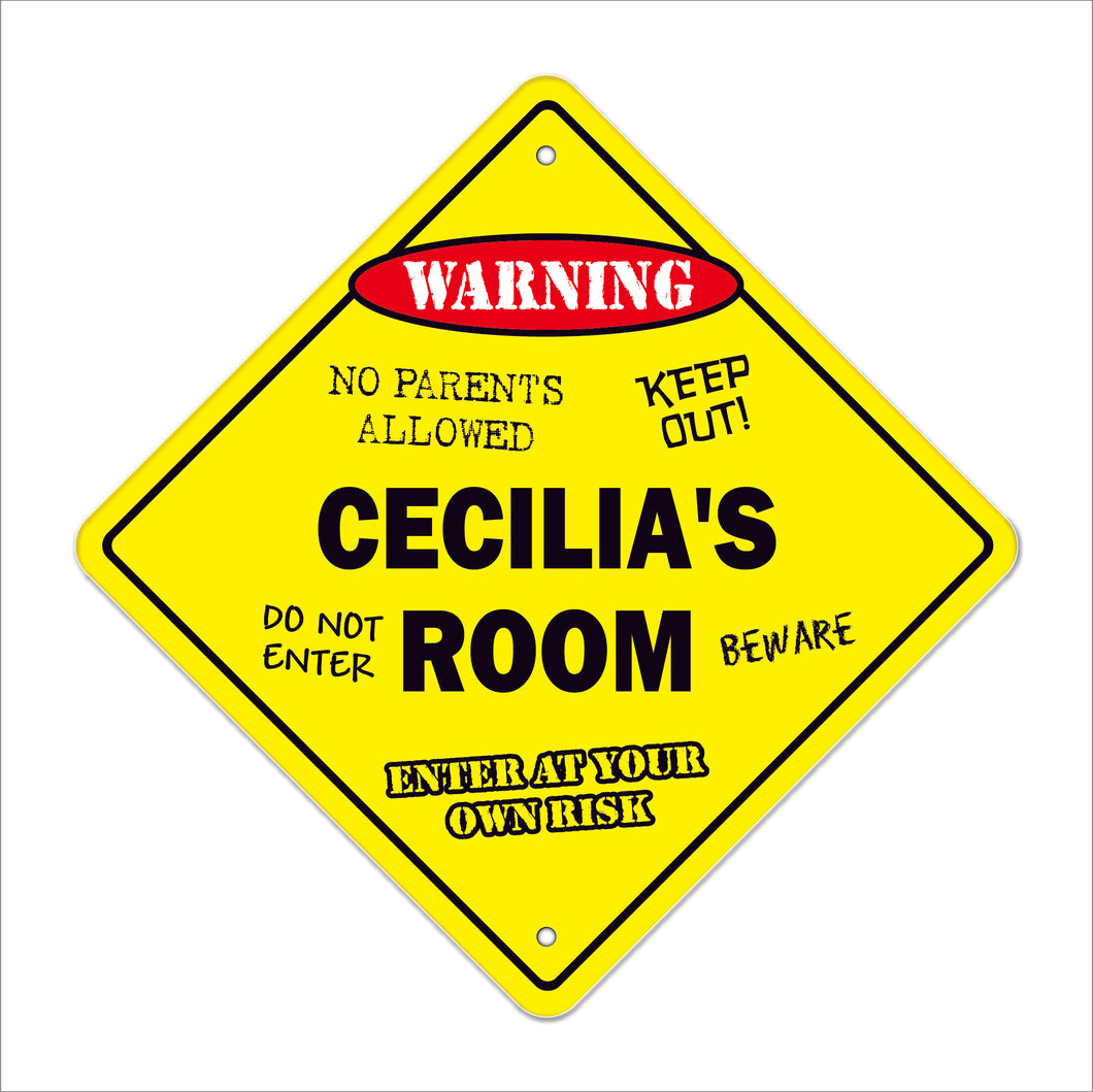 Cecilia's Room Sign