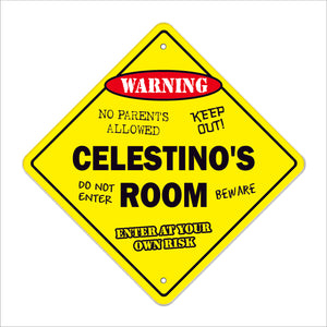 Celestino's Room Sign