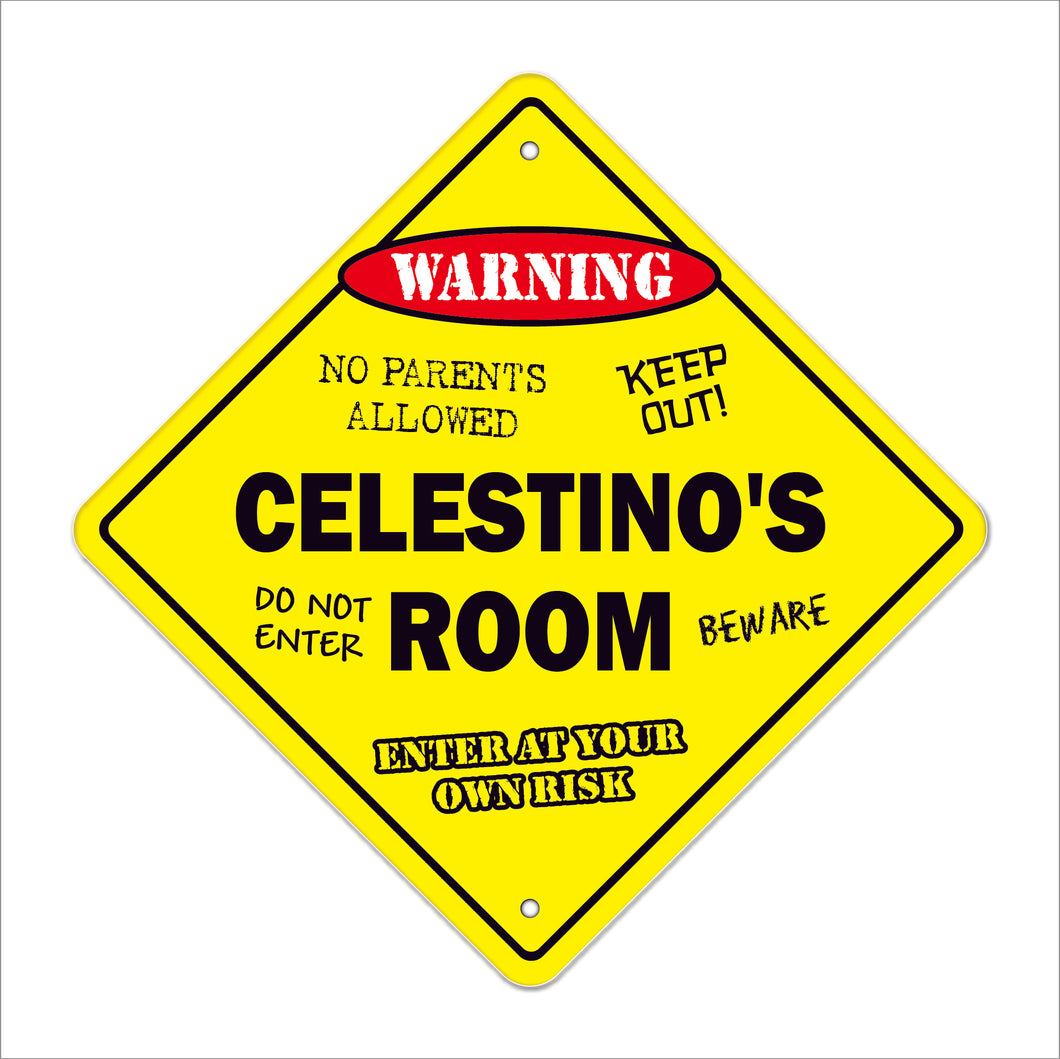 Celestino's Room Sign