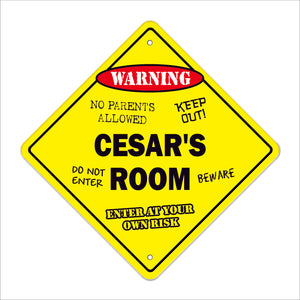 Cesar's Room Sign