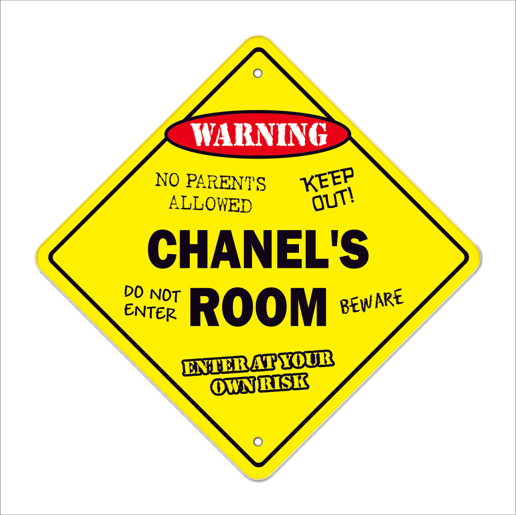 Chanel's Room Sign