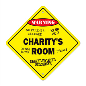 Charity's Room Sign