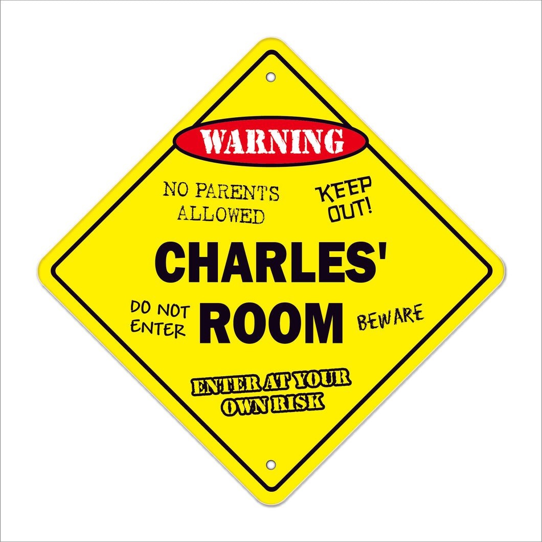 Charles' Room Sign