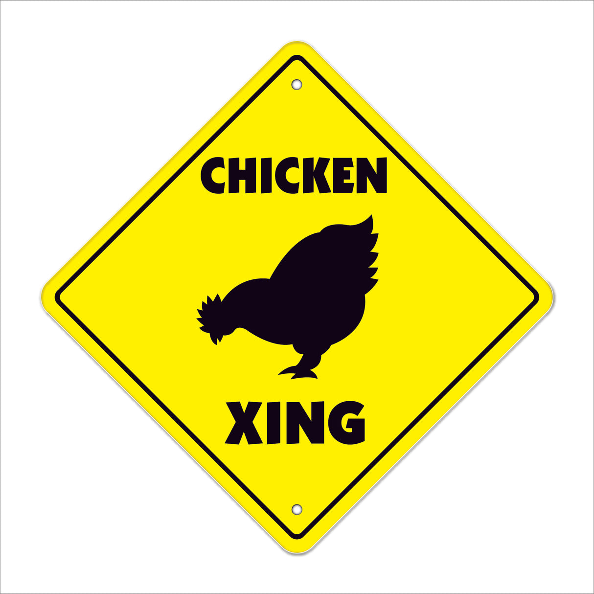 Chicken Crossing Sign