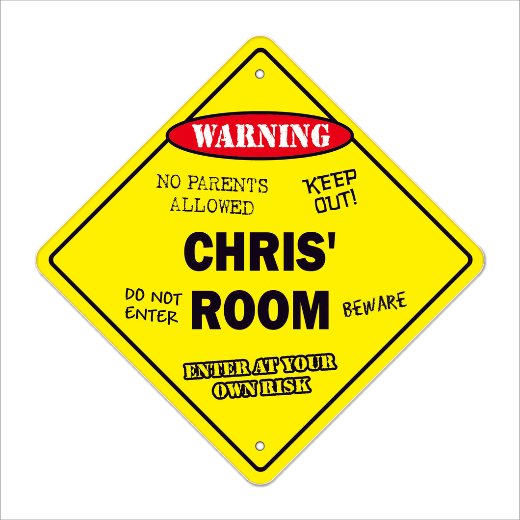 Chris' Room Sign