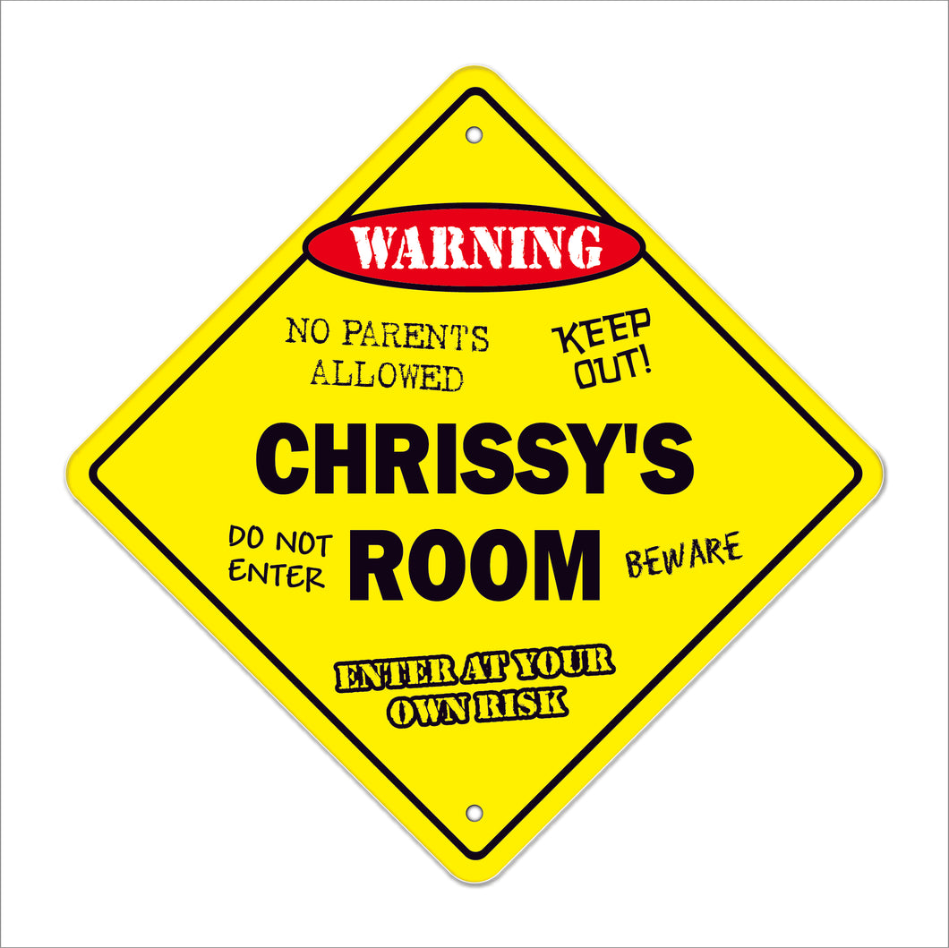 Chrissy's Room Sign