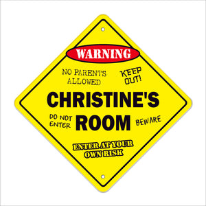 Christine's Room Sign