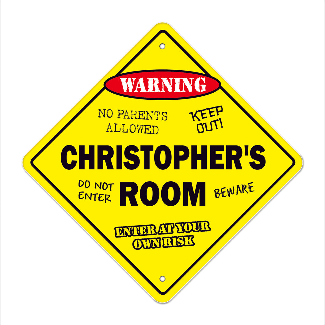 Christopher's Room Sign