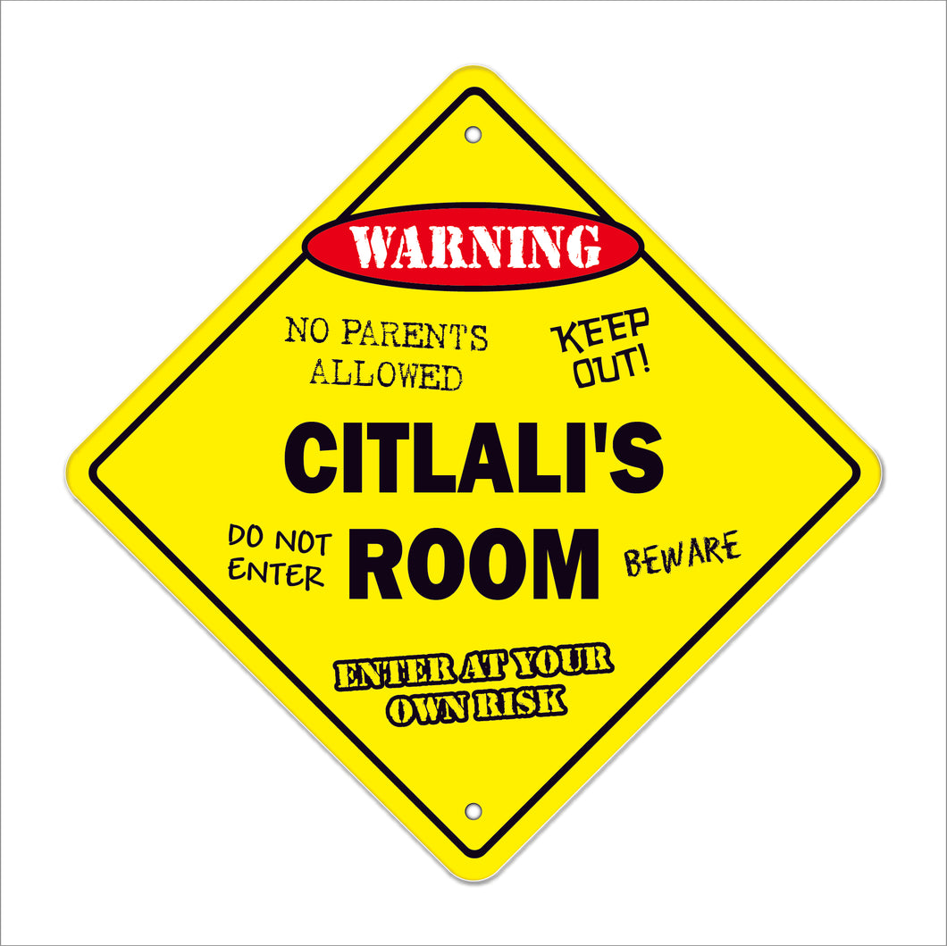 Citlali's Room Sign