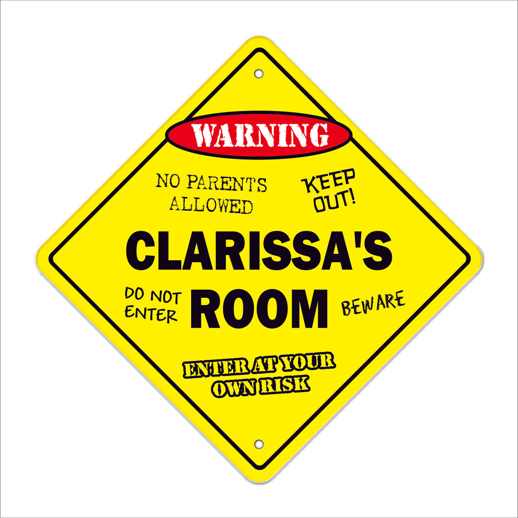 Clarissa's Room Sign