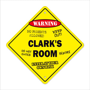 Clark's Room Sign