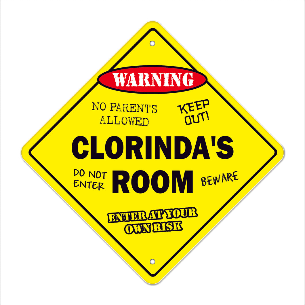 Clorinda's Room Sign