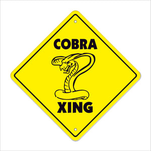 Cobra Crossing Sign