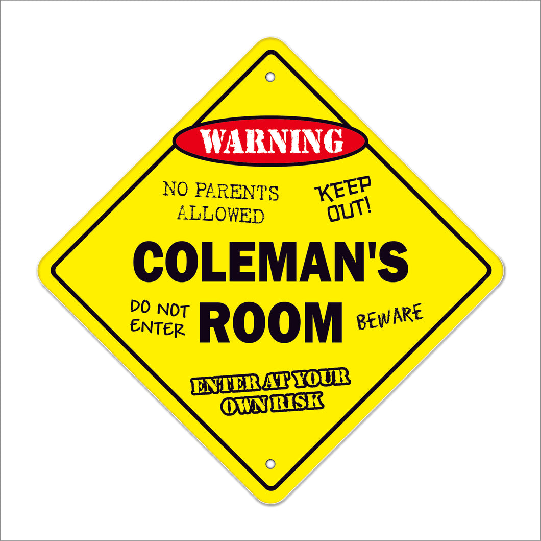 Coleman's Room Sign